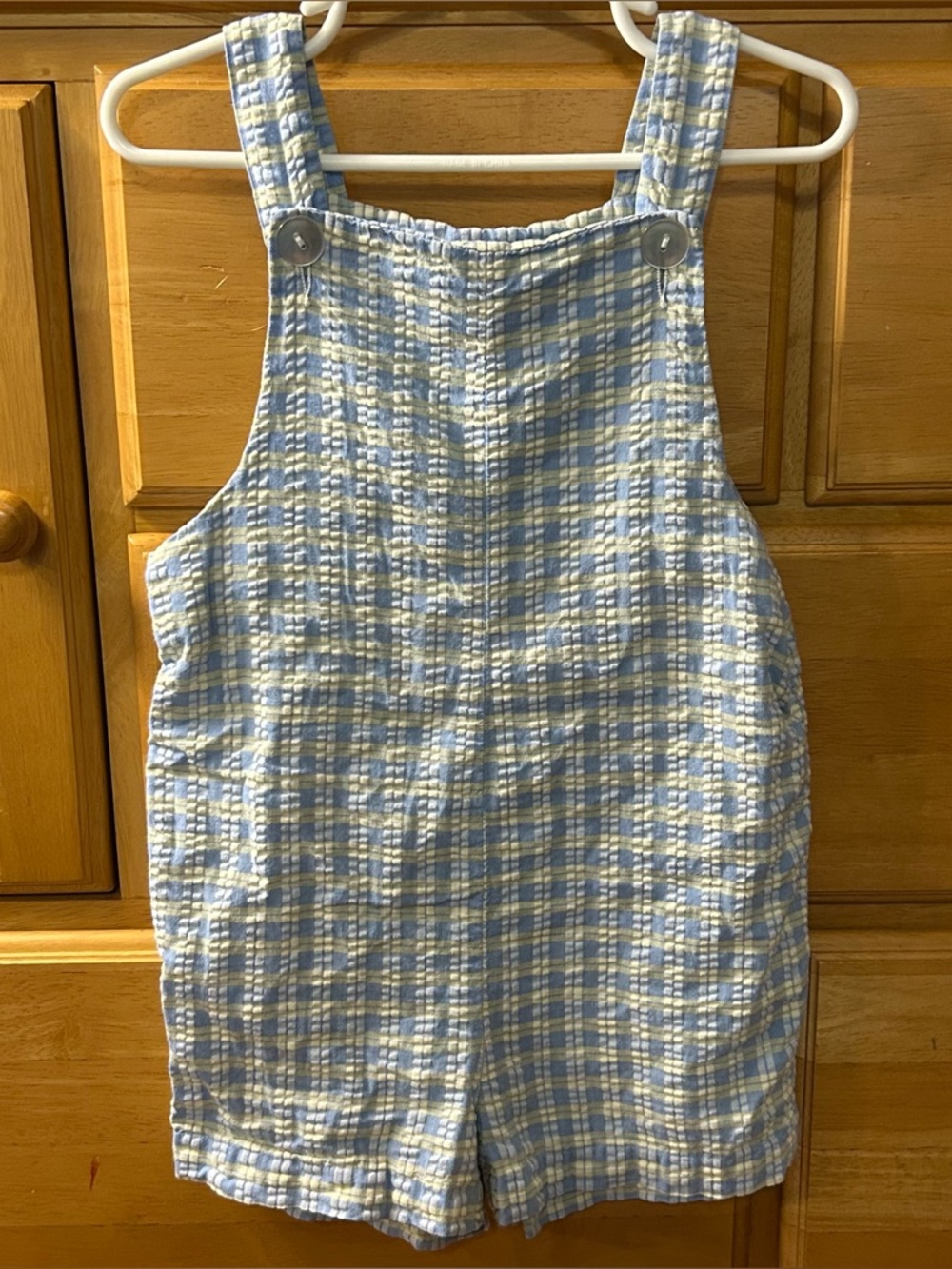 Vintage Imp Originals Inc. Boy's Blue/Yellow/White Shortall/Overall Size 4T